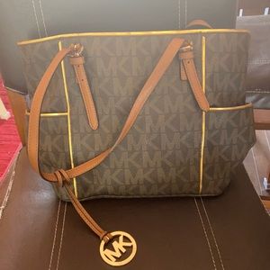 Michael Kors Brown Logo Purse
